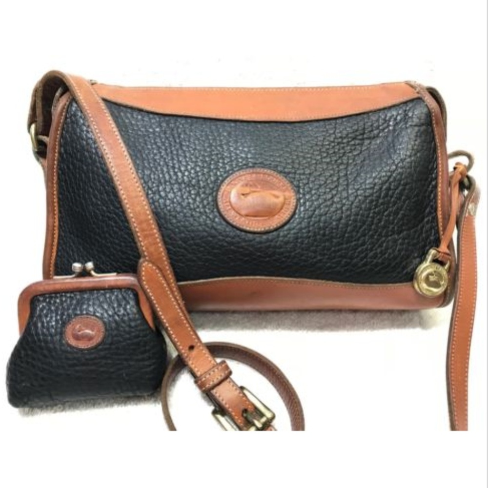 Vintage Dooney & Bourke Crossbody Bag w/ coin purs